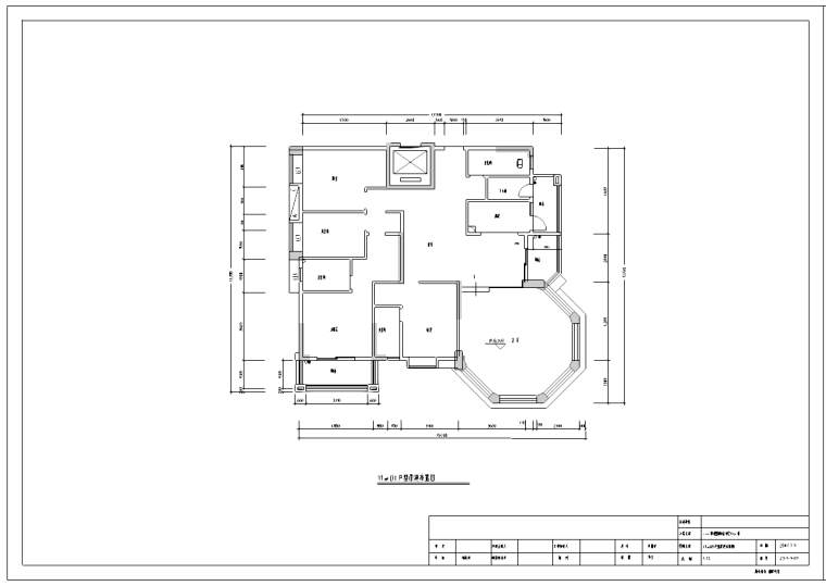 极简风格室内设计施工图资料下载-广州欧式风格景观园别墅室内设计施工图