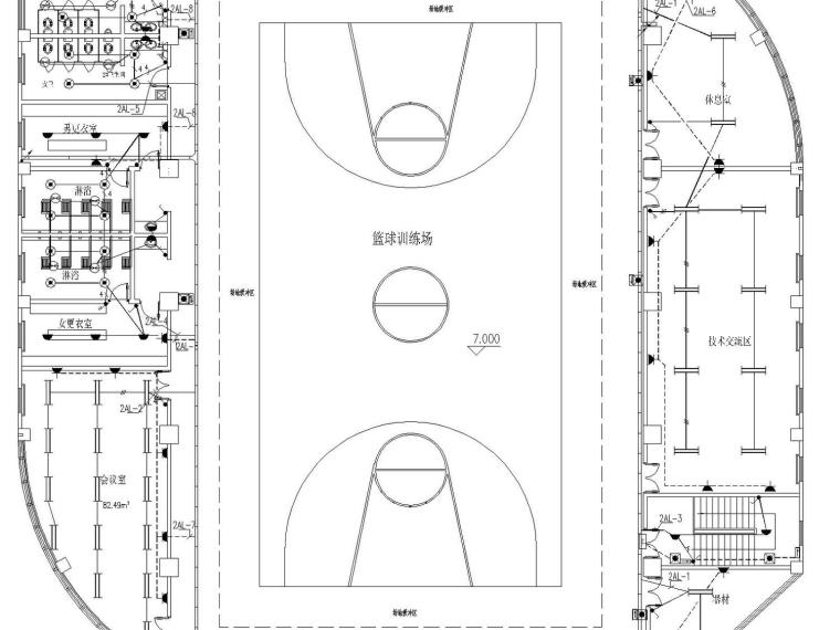 某举重、篮球馆2016年建筑电气照明图纸-某举重、篮球馆建筑电气图纸2015t3-Model3.jpg