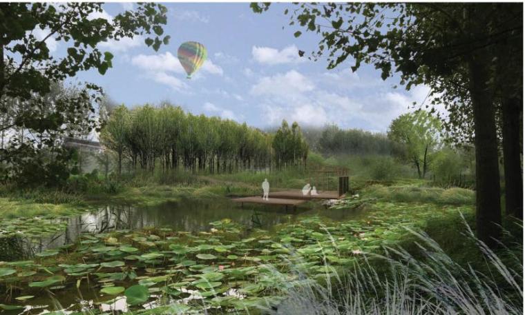 原生态湿地公园资料下载-[山东]济宁微山湖湿地公园田园区景观方案深化设计