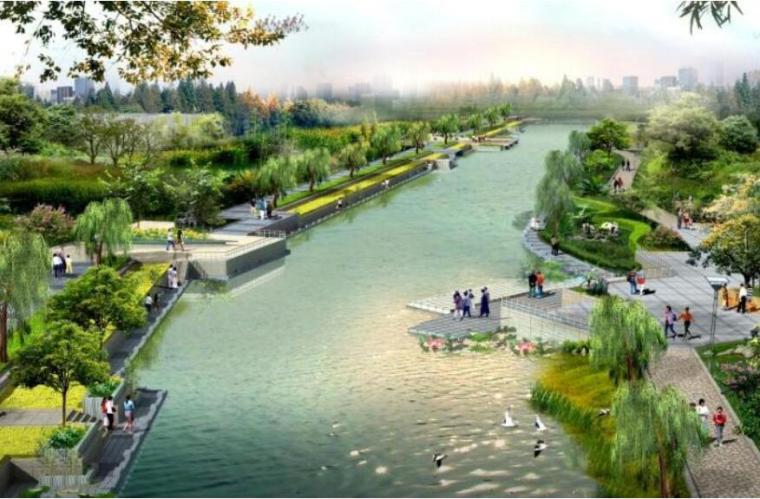 康养小镇概念规划案例资料下载-[江苏]扬州登月湖旅游风情小镇概念性规划设计