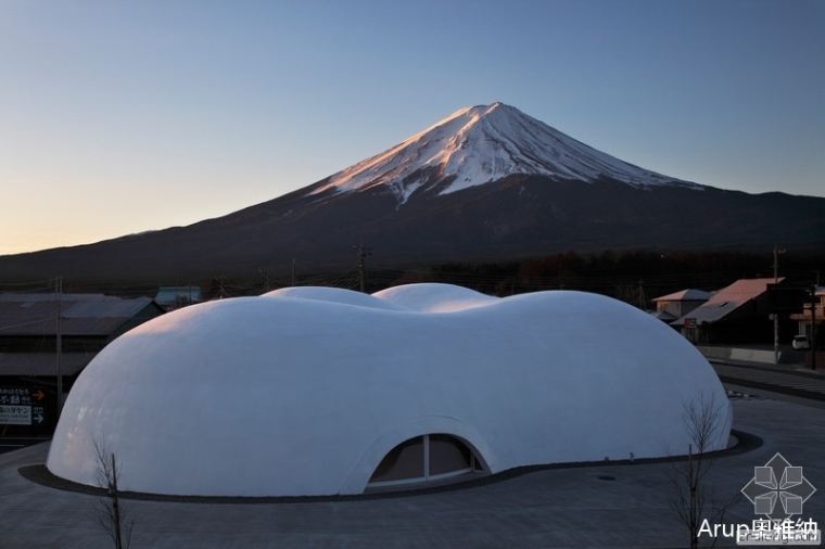 10米钢结构广告牌资料下载-富士山下的云