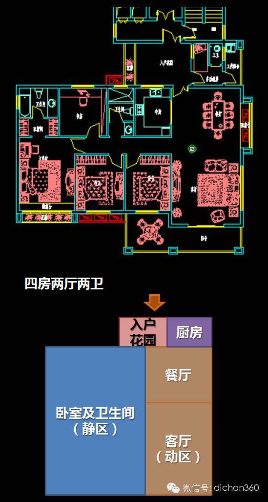 [多图]快收藏!    一梯三户是这样布局的_22