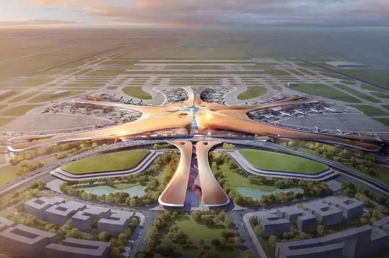 北京首都机场停车楼资料下载-全球最大！北京新机场！