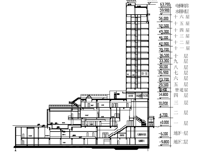 空中花园俱乐部资料下载-北京俱乐部公寓康乐中心工程施工组织设计