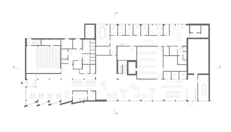 挪威格里姆斯塔德图书馆-Grimstad_Library_Floorplan1_1-200