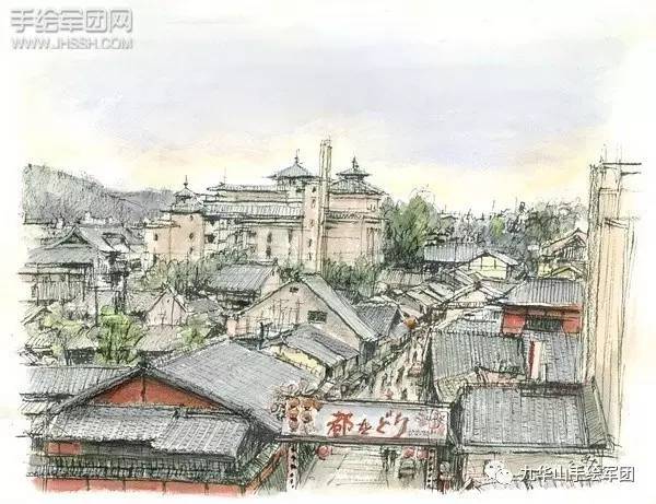 建筑手绘速写风格篇_17