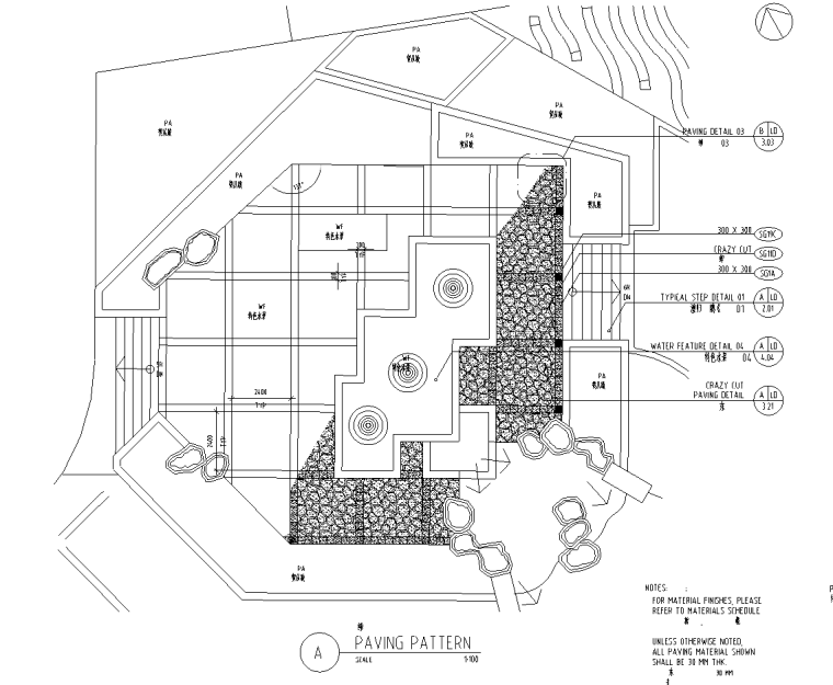 现代水景CAD施工图资料下载-[四川]成都中海名城居住小区施工图设计（包含CAD+200个）