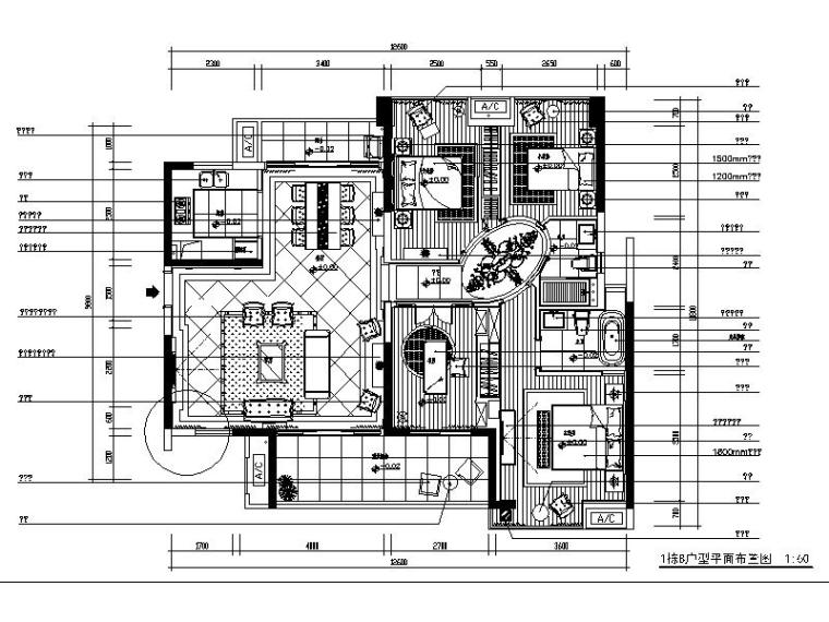 简约现代三居室效果图资料下载-[惠州]奢华简约的三居室设计施工图（含效果图+实景图）