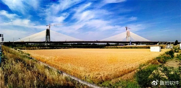 斜拉桥三维图资料下载-BIM技术在商登高速郑州境段跨南水北调总干渠特大矮塔斜拉桥中的