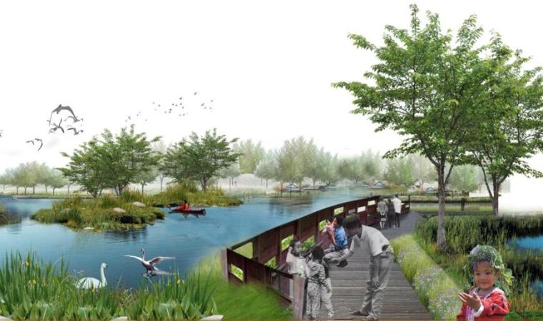 环湖景观改造工程资料下载-[山西]太原晋阳湖区环湖公园景观设计