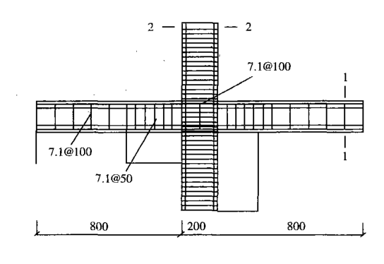钢混梁火灾性能资料下载-高强钢筋高强混凝土框架梁柱节点抗震性能试验研究