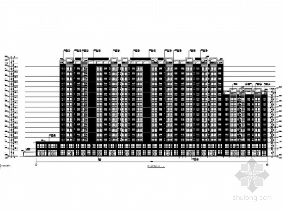 11层商住楼建筑资料下载-[河南]17层（局部11层）剪力墙结构商住楼建筑及结构图