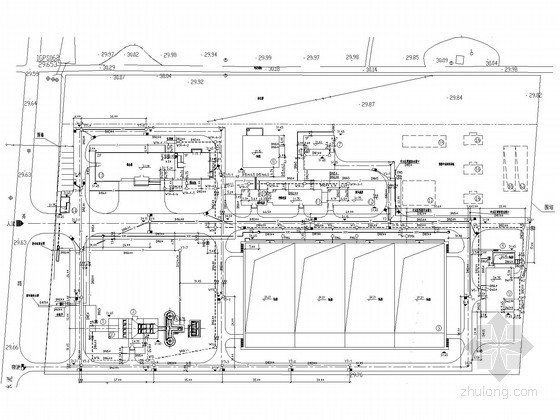 20万吨污水处理厂设计图资料下载-[河北]城市污水处理厂全套工艺图纸（CASS工艺）