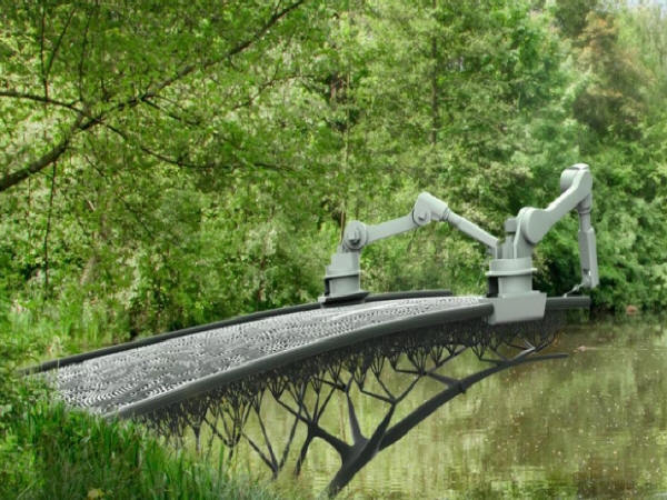 荷兰风车3d模型资料下载-浅谈桥梁3d打印技术