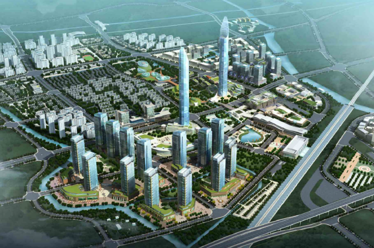 贵州高铁新城城市设计资料下载-[上海]新城高铁片区概念性城市设计方案文本