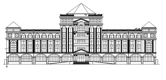 新古典多层酒店立面资料下载-欧式多层宾馆酒店改造建筑设计施工图CAD