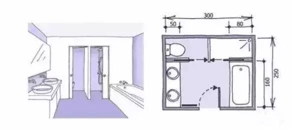 卫生间装修尺寸，精细到每一毫米的设计！_17