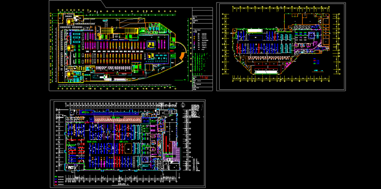 某大型超市建筑设计（施工图CAD）-大型超市建筑设计施工图3