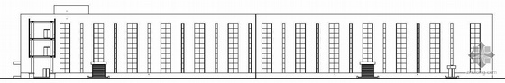 四层框架宿舍建施图资料下载-某大型工业园区建筑群建筑施工图（包括4栋厂房及一个职工宿舍）