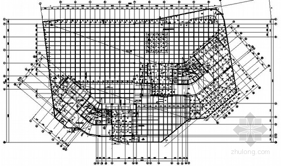 平层公寓核心筒资料下载-[深圳]某超高50层框架核心筒公寓楼结构施工图(地下与裙房部分)