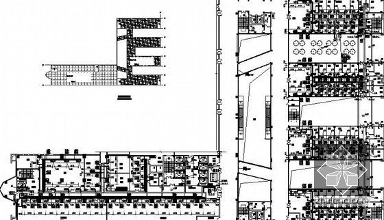 [江西]24万平大型医院暖通空调及防排烟系统设计施工图-住院部空调水管布置图