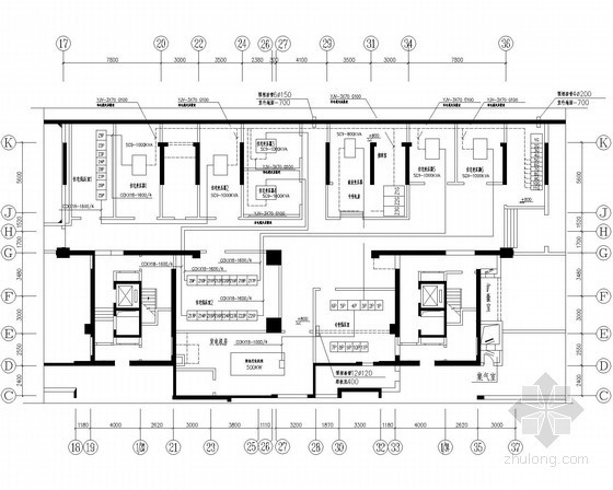 高压室设计资料下载-[广东]32层住宅楼强电系统施工图纸54张（含高压设计）