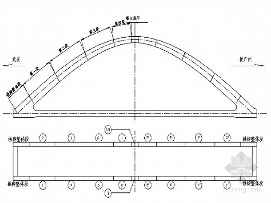 拱肋安装顺序图