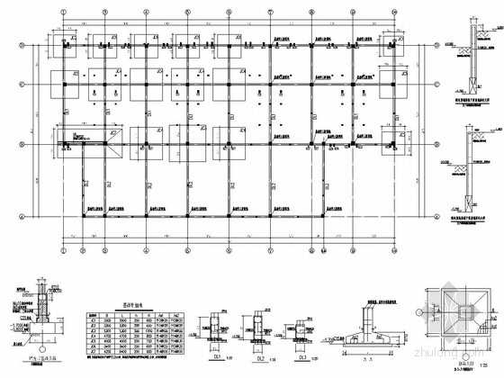 二层商业施工图资料下载-[江苏]地上二层框架结构商业楼结构施工图
