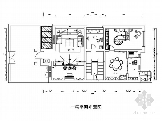 北京别墅装修欧式资料下载-[原创]古典欧式风格三层别墅室内装修施工图（含高清效果图）