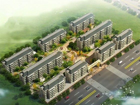 新中式住宅区规划设计资料下载-[浙江]中式风格住宅区规划及单体设计方案文本