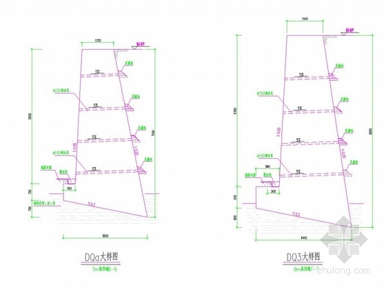 8m挡土墙设计资料下载-[重庆]挡土墙边坡支护施工图