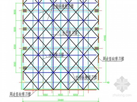 钢管柱支架施工方案资料下载-[广东]综合教学楼扣件式钢管高支模专项施工方案（多图）