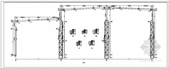 钢桁架钢柱节点资料下载-某钢桁架柱节点构造详图