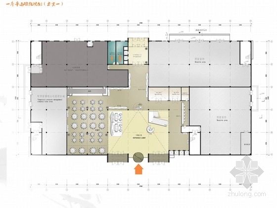 酒店餐厅概念设计方案资料下载-精品现代高档特色餐厅概念设计方案图