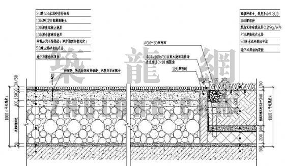 人行步道铺装做法资料下载-铺装做法详图