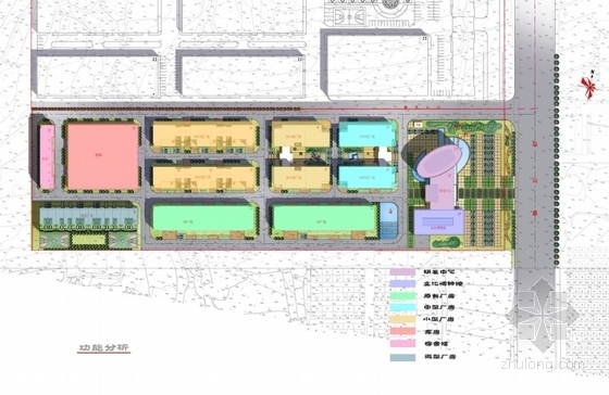 [威海]某产业科技园办公区规划单体设计方案（含PPT）-功能分析图