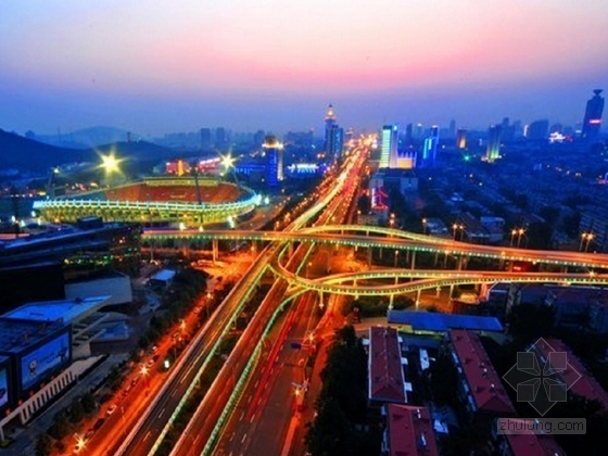 高速路连接线道路工程资料下载-[广东]环路连接线道路工程全套施工图（含给排水照明 城市支路）