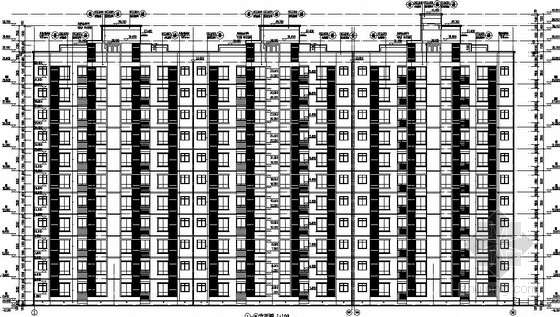 25层公寓楼施工图资料下载-[湖南]11层短肢剪力墙公寓楼结构施工图