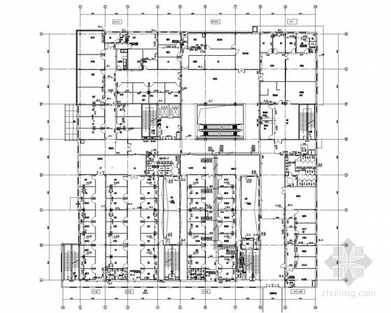 多层框架门诊楼建筑施工图资料下载-[四川]知名医院门诊楼给排水消防施工图（变频泵加压供水 七氟丙烷气体灭火）