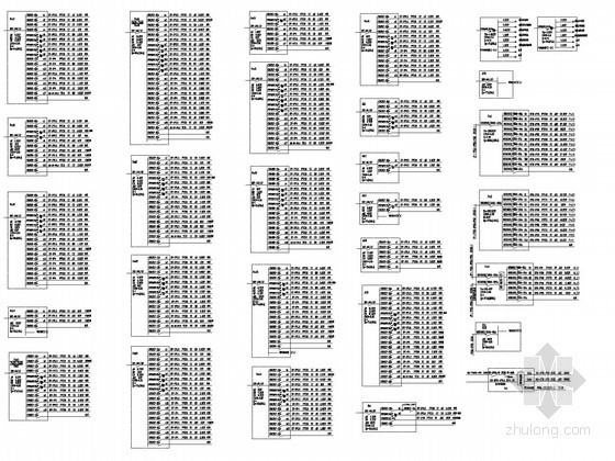 某医院电气施工图纸-照明配电系统图 