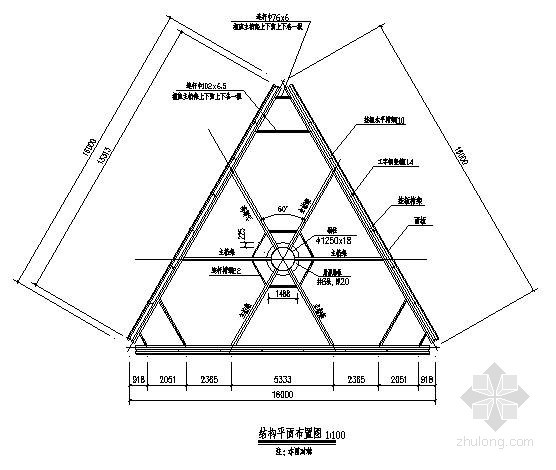 三面翻钢结构围挡资料下载-三面体高杆广告牌