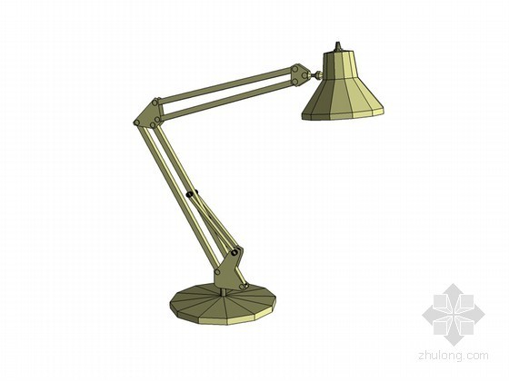 灯具sketchup模型资料下载-小台灯SketchUp模型下载