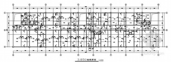 [学士]四层框架实验楼毕业设计（含计算书，建筑、结构图）- 