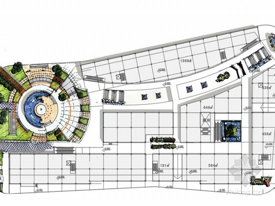 广场景观设计方案CAD资料下载-[上海]广场景观设计方案