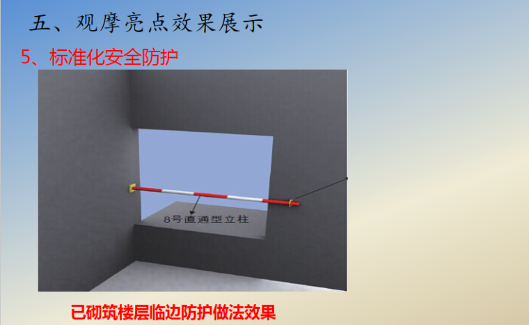 [荆门]商场项目观摩安全文明工地策划-防护