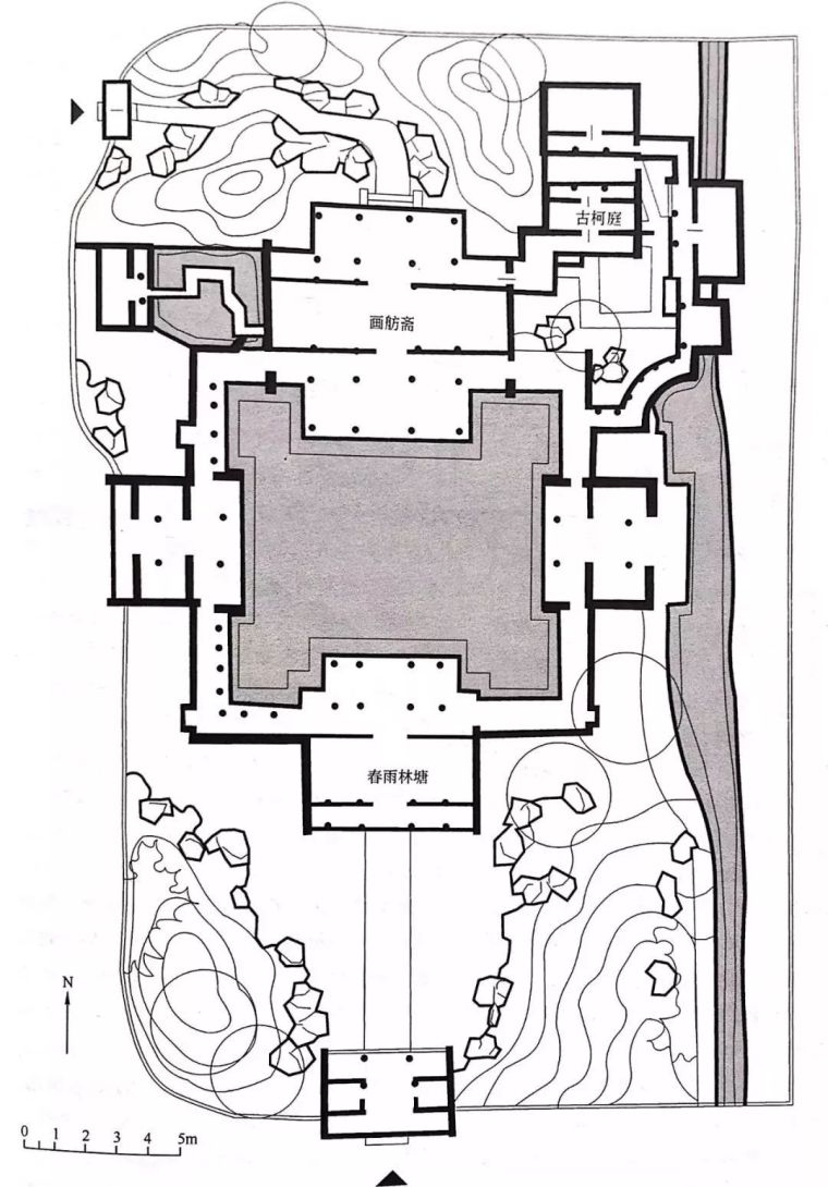 南北方经典园林平面，越看越来劲！_37