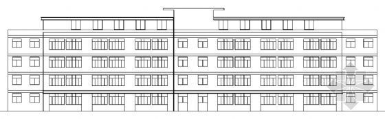 组合教学楼建筑施工图资料下载-某四层小学教学楼建筑施工图