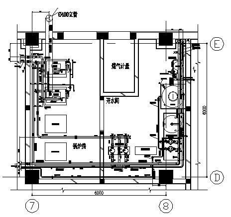 燃气锅炉施工工艺资料下载-某燃气锅炉房施工图