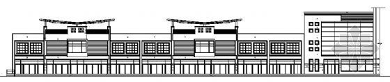 临街商业街设计资料下载-一套二层临街商业楼建施图