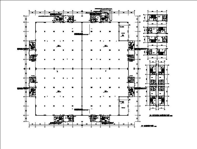 高层厂房电气图纸资料下载-[江苏]高层丁类生产类厂房建筑施工图（含电气图）